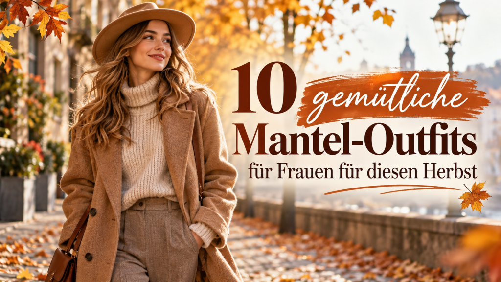 10 gemütliche Mantel-Outfits für Frauen für diesen Herbst